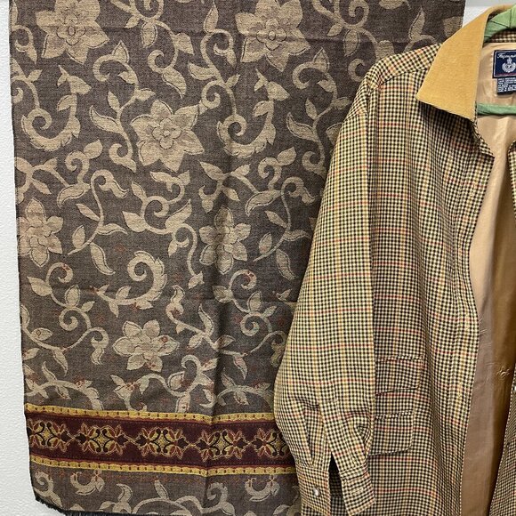 Faconnable Made in France Wool and Silk Scarf - Picture 2 of 3